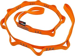 GM CLIMBING 16mm Nylon Daisy Chain Sling 22kN 120cm / 48in CE UIAA Certified for Leading Aid Climb Ascender Rigging Hammock Suspension