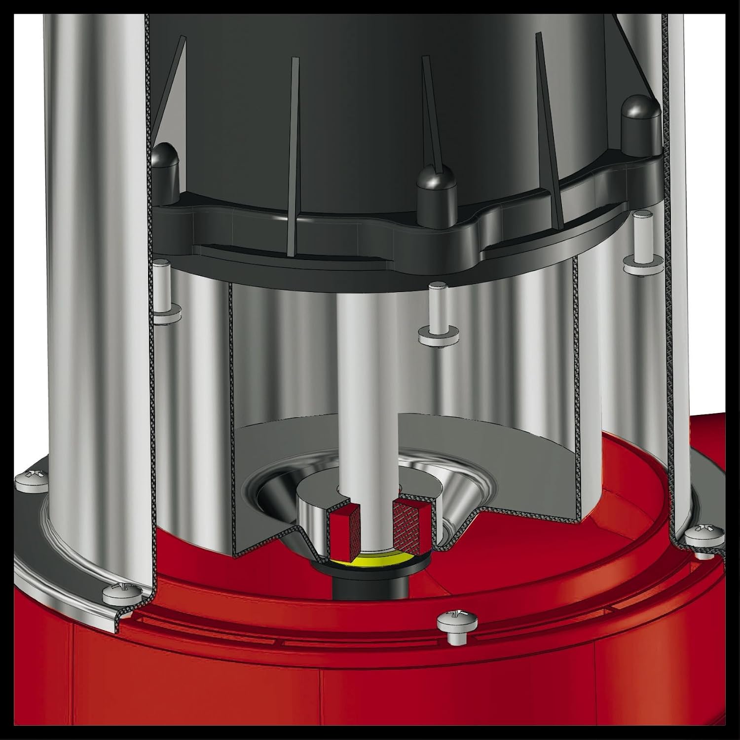 Internal diagram of Einhell dirty water pump