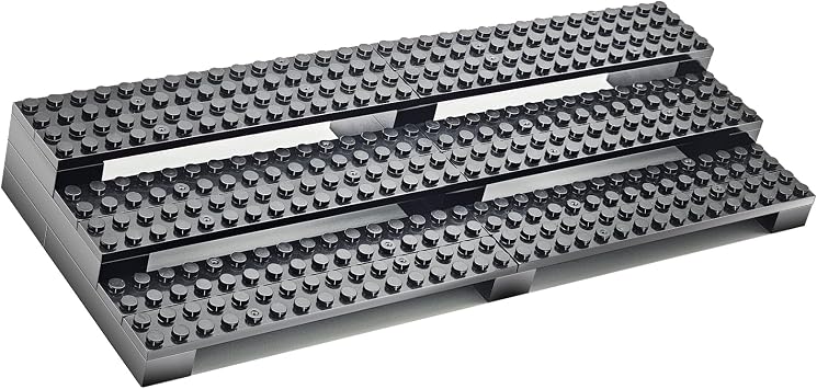 Minifigures Display Stand Buiding Blocks, Display Shelves, Compatible with Lego, 3 Tier Mini Figure Case, Display Stand for Organizing Your Minifigure Collection