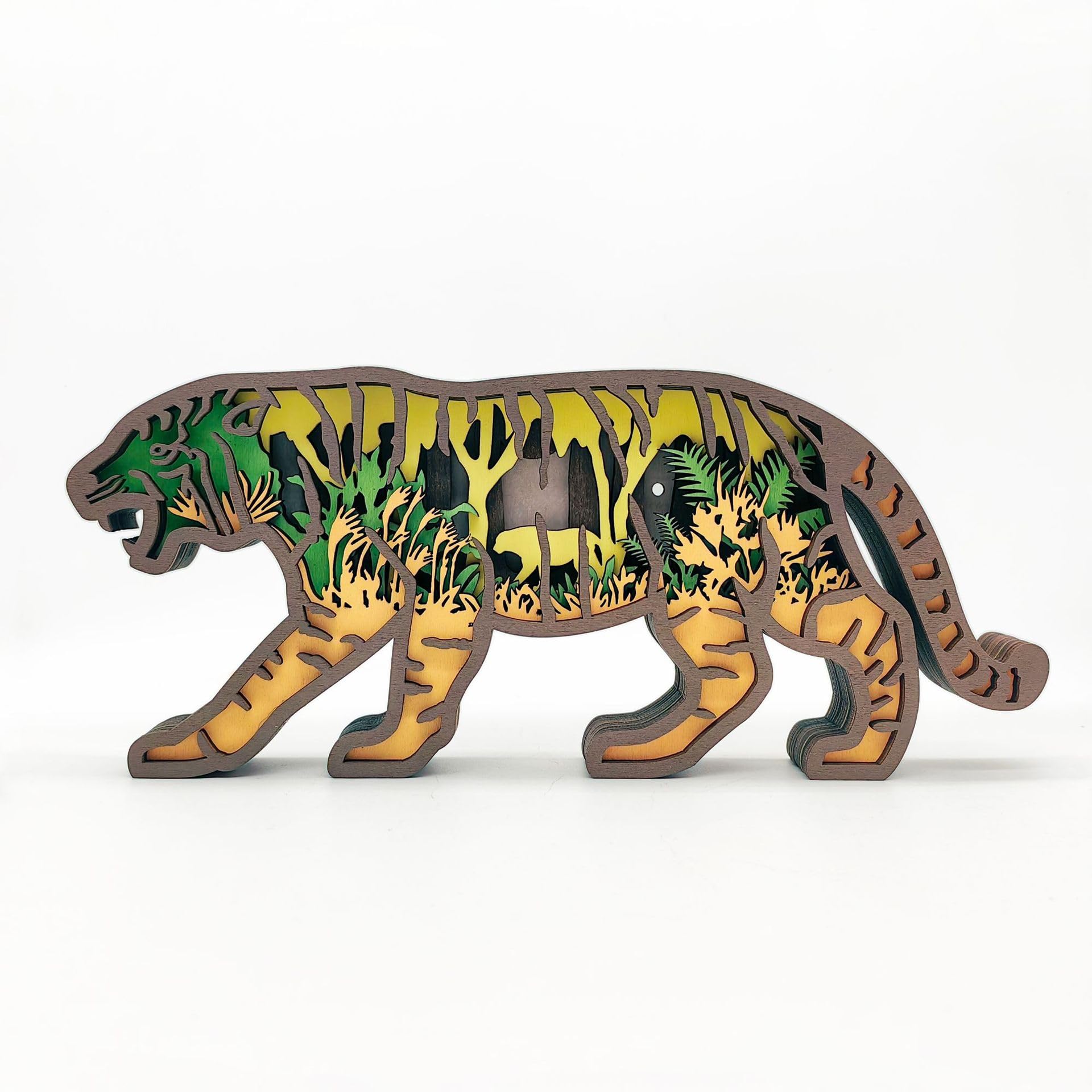 Küssende Bären Statue Aus Resin, Goldfarben - Mutter Und Baby Bär Figur Als Deko Für Wohnzimmer, Büro Oder Geschenk, 20x10x16,5 Cm