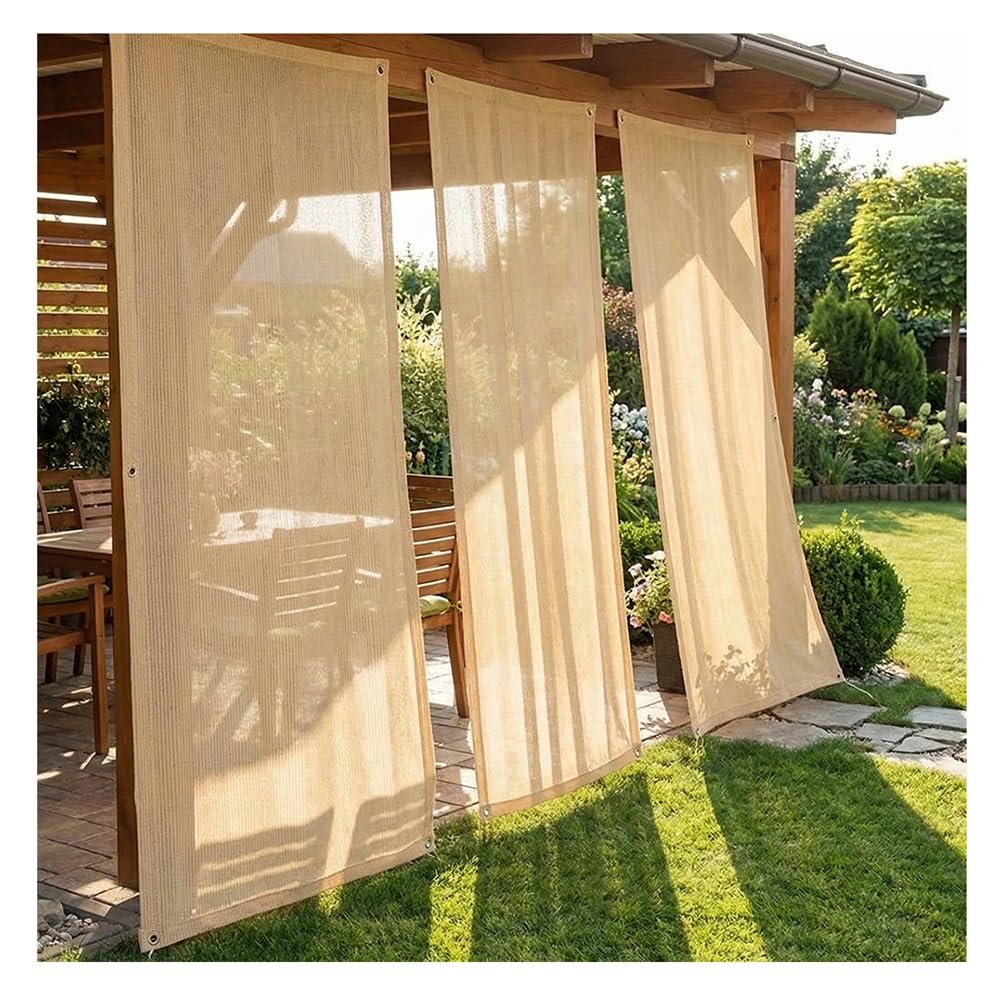 Toile de protection solaire anti-UV avec œillets pour auvent de terrasse