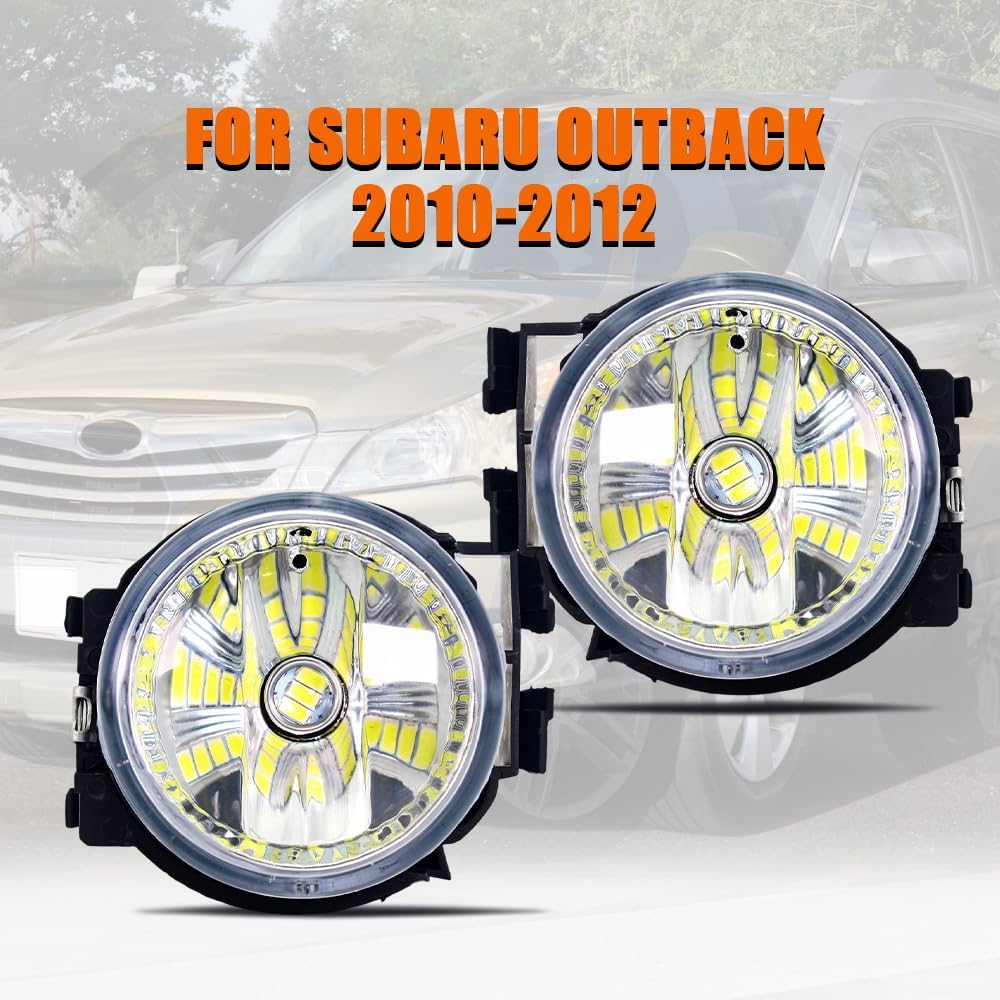 Front Bumper Fog Lights Lamps fit for Subaru Outback 2010-2012 & Legacy 2008 2009 & Impreza 2011-2014 & WRX STI 2013 2014 & BRZ 2013-2016 Left & Right LED 2 Pcs 84927AG230, 84927AG220 - Image 4