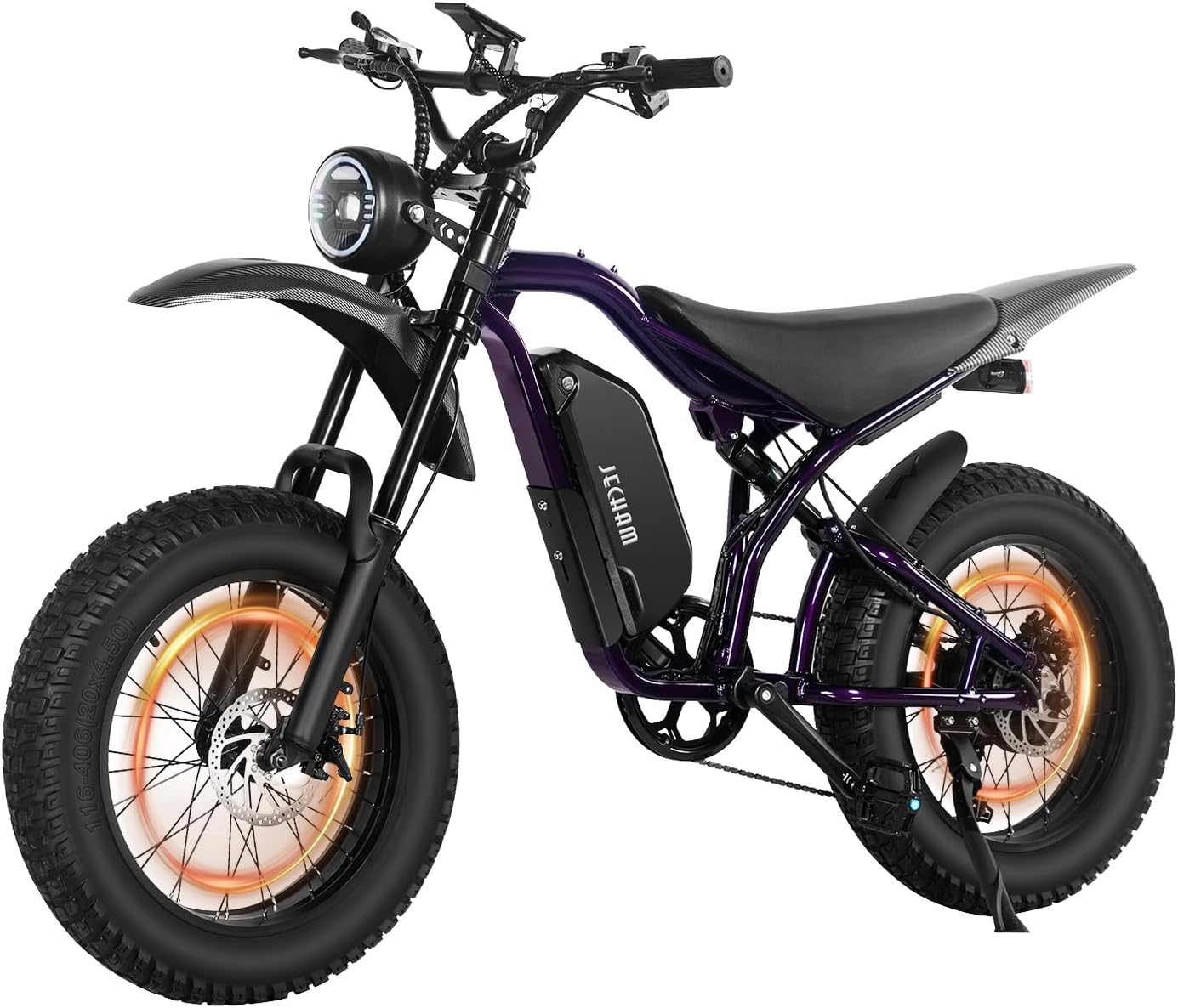 20"*4.5 Fat Tire Electric Bike for Adults/Teens, 3000W Peak Motor, 48V 18.2Ah Removable Battery, Up to100 Miles Range, 40MPH, 7-Speed, Dual Suspension, All-Terrain Commuter E-Bike