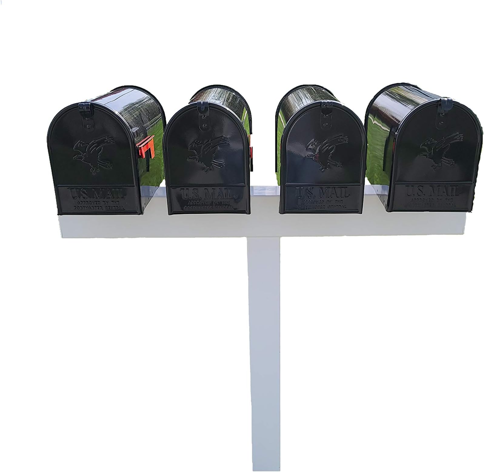 Handy Post 4L 42in x 45in White Vinyl Mailbox Post Sleeve
