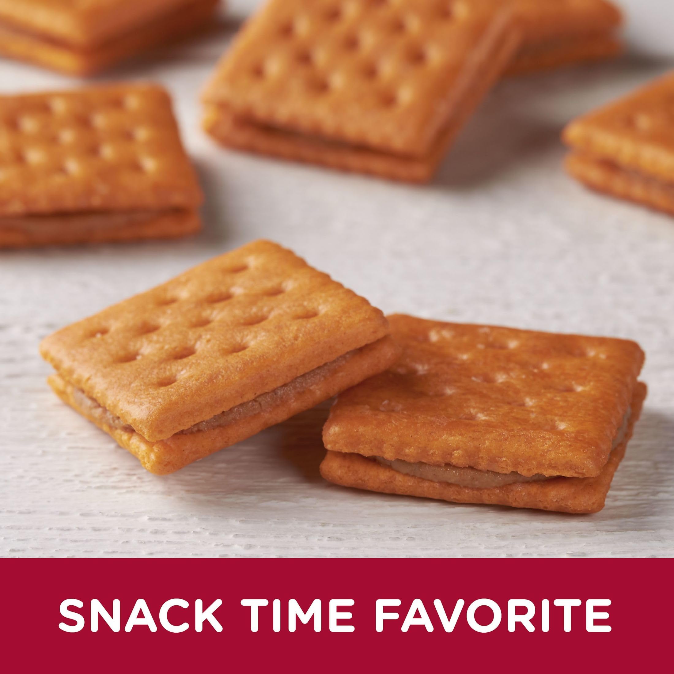 Austin Cheese Crackers with Peanut Butter (6 Sandwiches Per Pack), 8-Count Packages (Pack of 12)