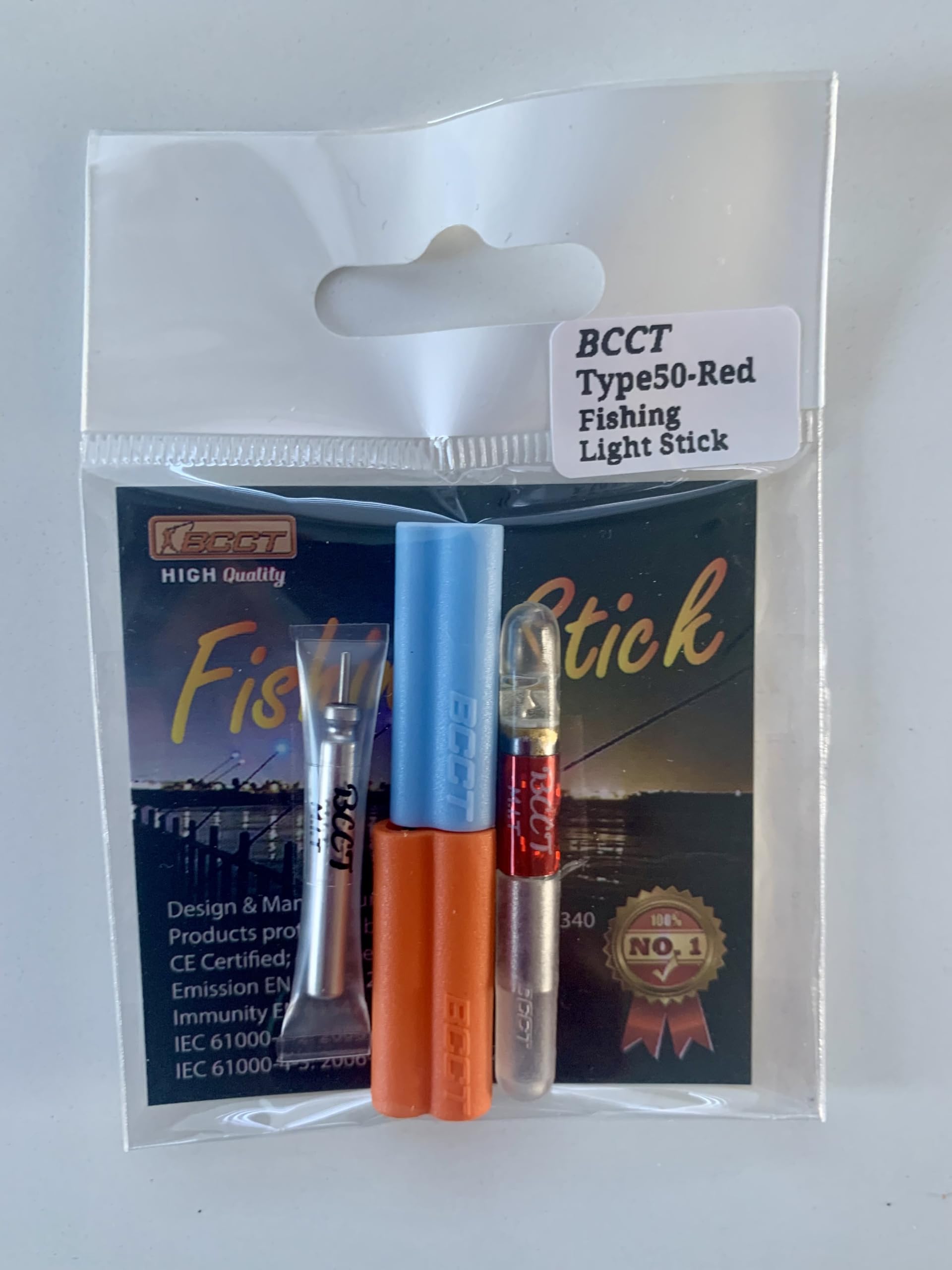 BCCT Tip Light Type 50 Beach Pier Sea River Fishing RED BLUE GREEN YELLOW (Red)