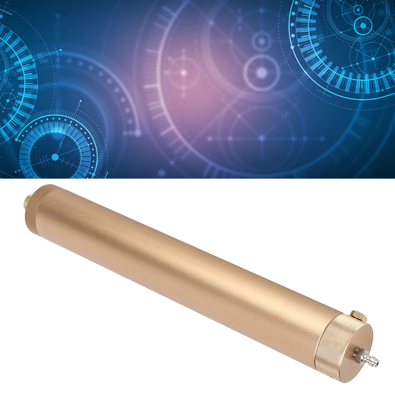 Filtro de compresor de aire y separador de agua y aceite, filtración de alta presión de 30 MPa 4500 PSI para sistemas de conexión rápida de 8 mm, para bombas de aire PCP (Oro)