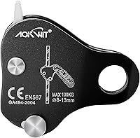 Vista 21 de Cuerda de escalada Ascender Grab Protección contra caídas Dispositivo de Belay Equipo de escalada de árboles, Equipo de rapel Ascensor de cuerda