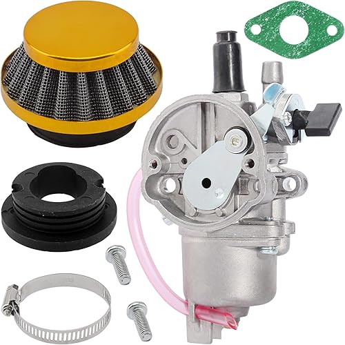 Miniatura 4 de Filtro dorado para carburador de 43 cc - 47 cc 49 cc 2 tiempos motor Mini Moto ATV Quad Go Kart ciclomotor cortador de cepillo Minimoto X1 X2 X6 X8