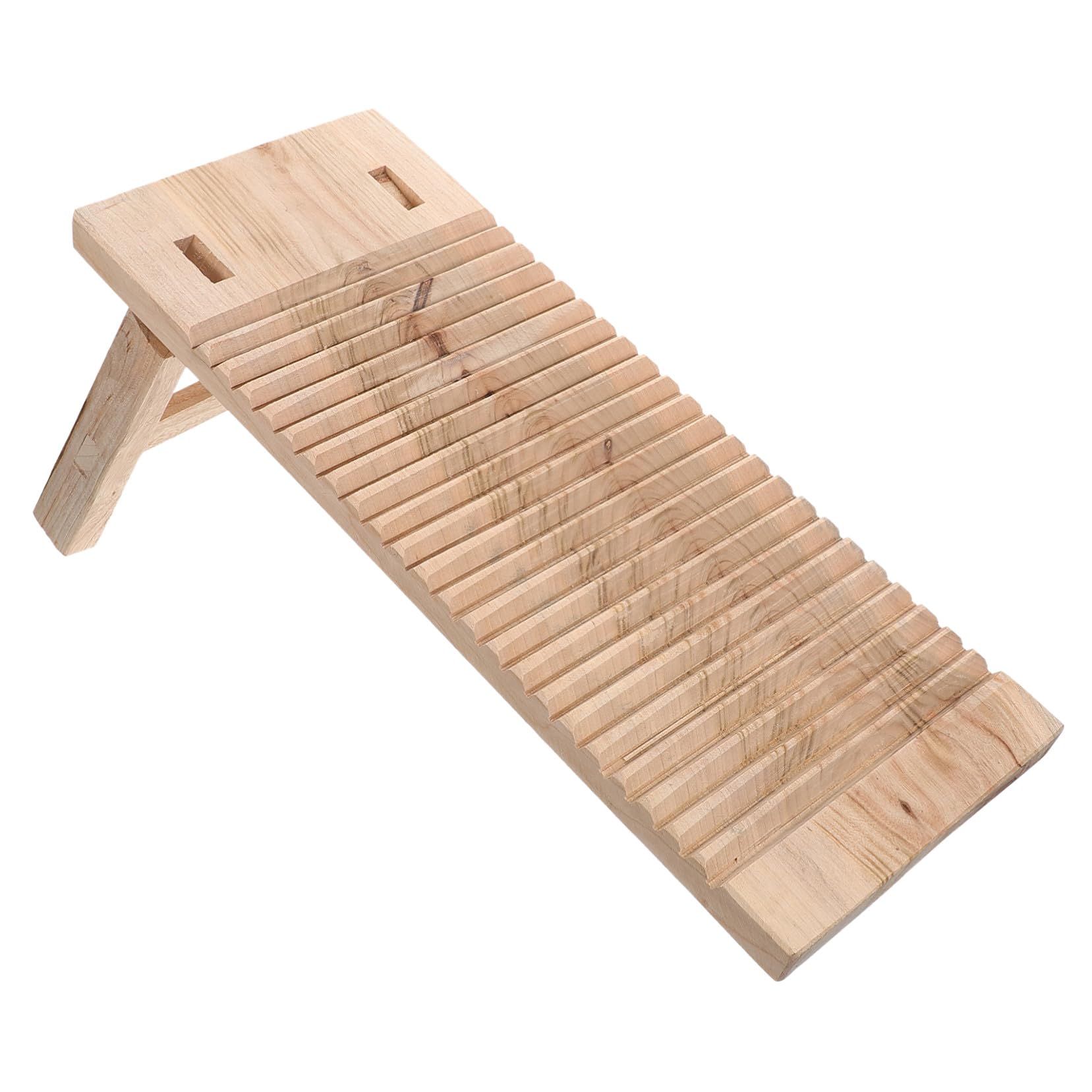 Ipetboom Asse da Lavare in Legno Spesso Gambe Antiscivolo, Alta Resistenza e Design Creativo, per Lavare Vestiti per Ragazzo Ragazza e Pannolini a Casa
