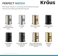 Vista 5 de Dispensador de Agua Kraus con Separador de Aire en Bronce Aceitado, KAG-1ORB