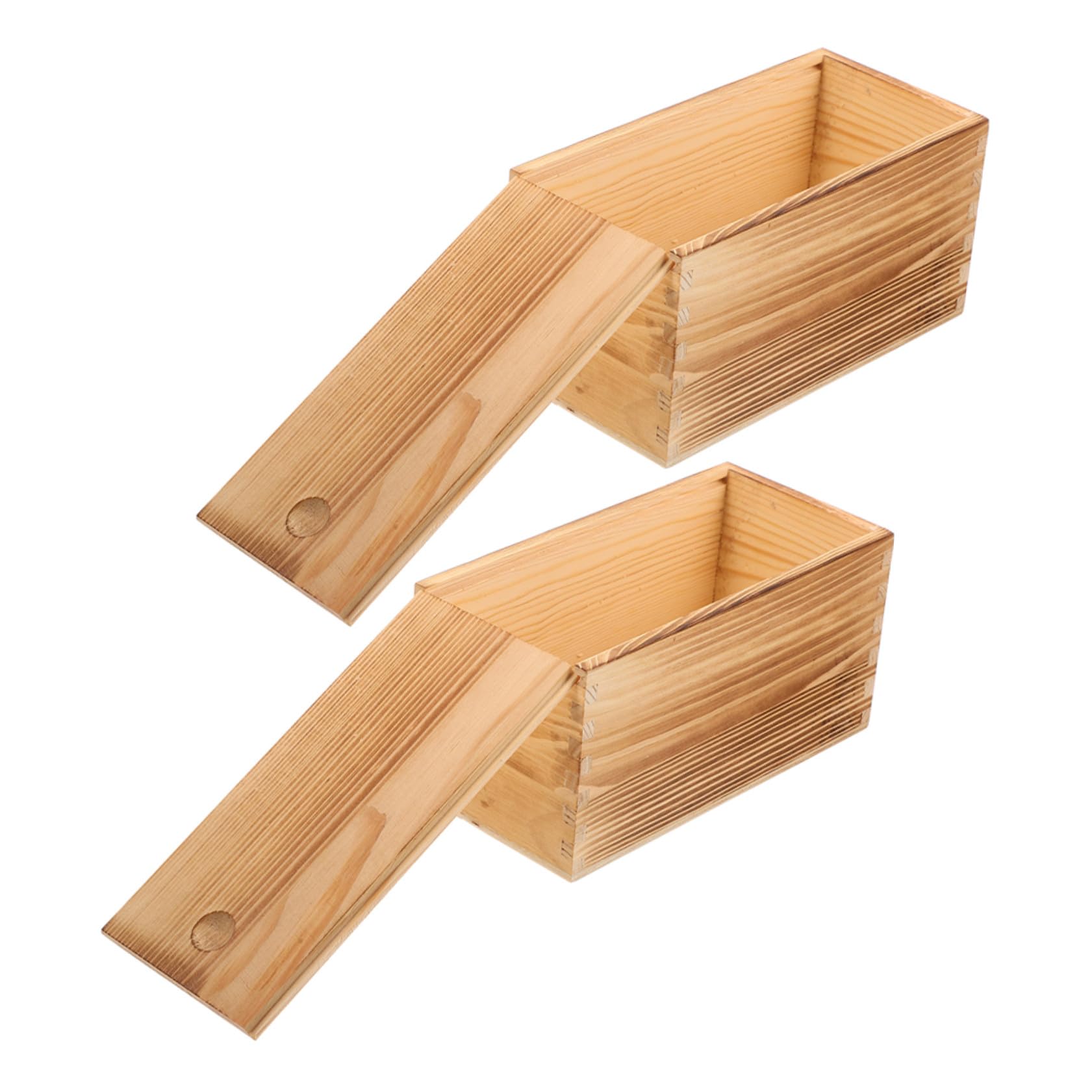 Boîtes à bijoux TOYANDONA en bois kaki idéales pour organiser le bureau et la coiffeuse