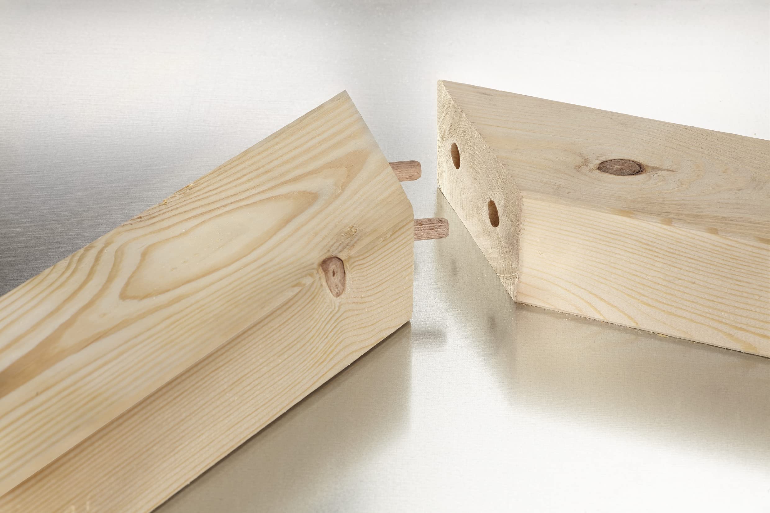 kwb Cheveux/cheville avec règle de 30 cm, trous de 3 à 12 mm avec trous de base, pochoir de perçage droit en bois, métal et plus encore, perceuse à chevilles | Corps plastique robuste | perçages 3–12 mm, d’avant-trou inclus | patins caoutchouc antidérapan