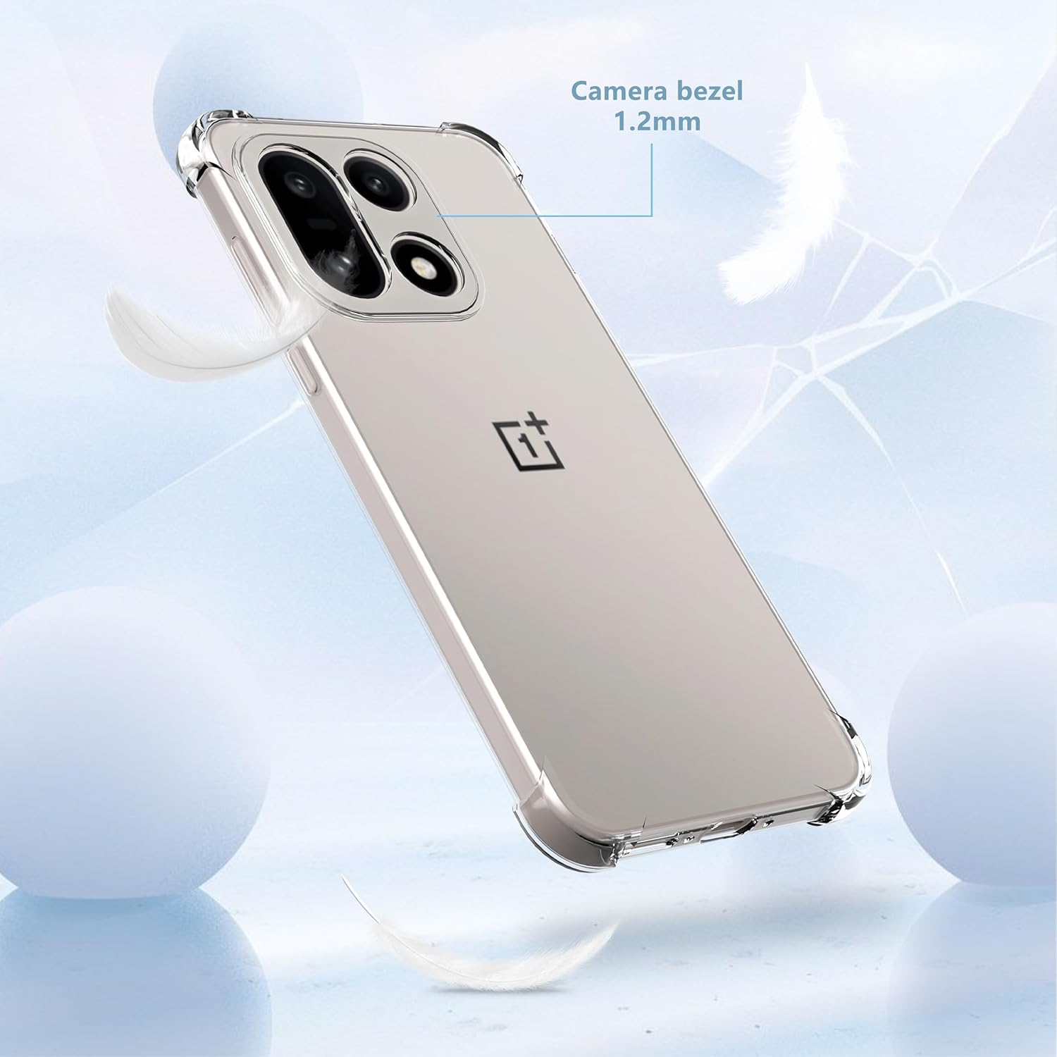 Exclusive | Phone Case Compatible with OnePlus 15 5G, Shockproof Protection, Anti-Yellowing Ultra-Slim TPU Cover, Precise Cutouts & Scratch-Resistant - Clear | 5G 2026 - view 5