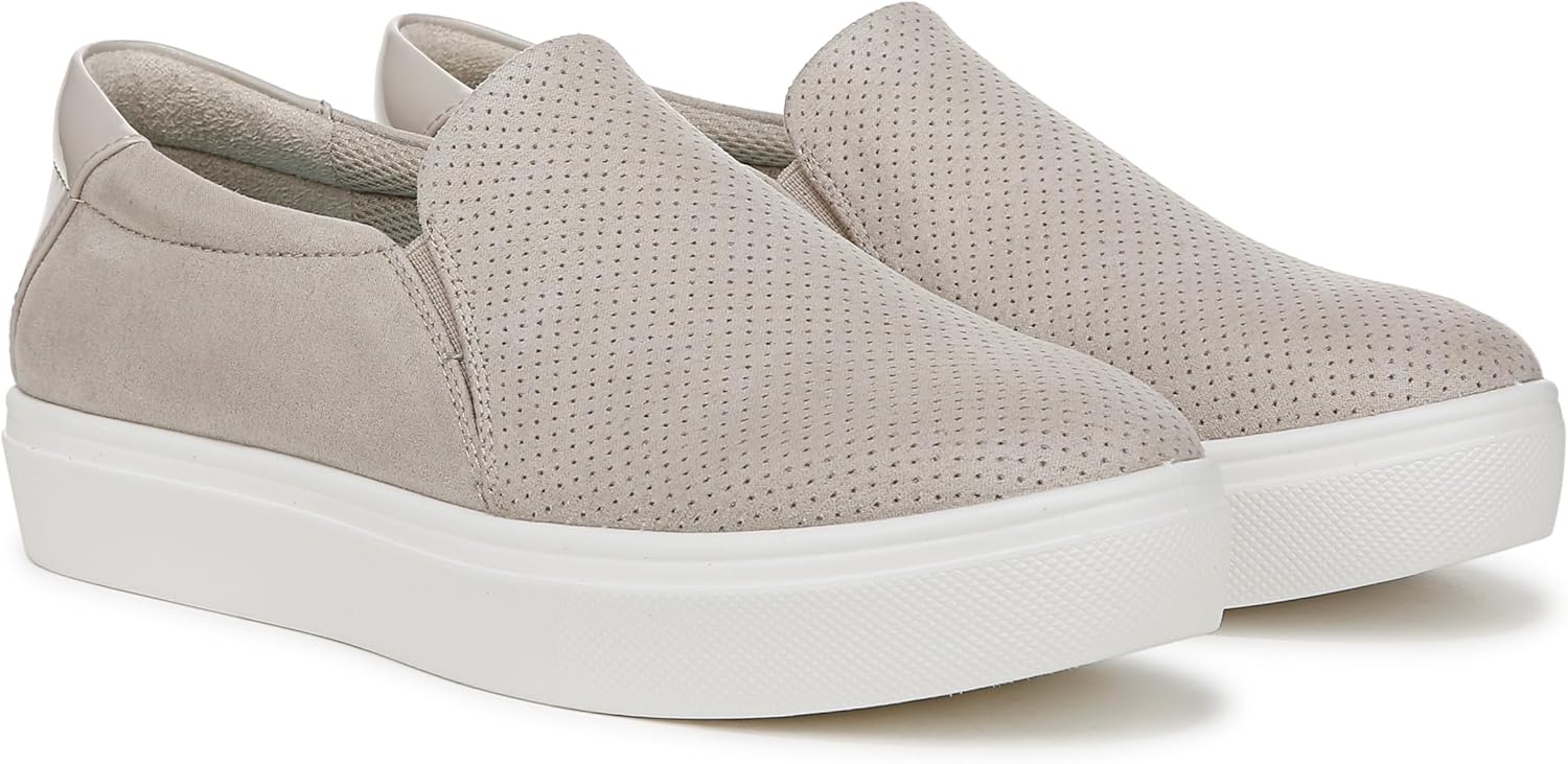 Dr. Scholl's Shoes Womens Madison Cloud Sneaker Oyster Fabric 9.5 M - Image 7