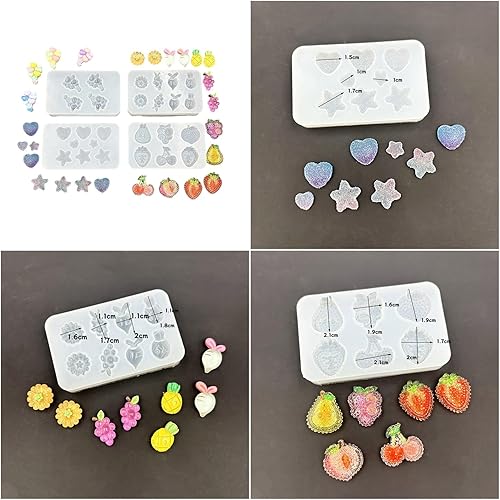 Miniatura 2 de Silicone Fondant Mould Multipurpose Fruit Chocolate Mould Easy to Designs for Desserts and Cake Accessories