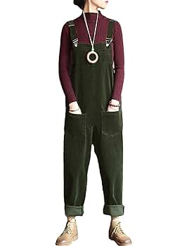 サロペット・オーバーオール・オールインワン L'Appartement STAMMBAUM Corduroy Overall Amazon.com: Lentta Fall Fashion Corduroy Overalls For Women
