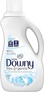 Downy Ultra Free & Gentle, Fabric Softener Liquid, Fabric Conditioner, 1.53 L (60 Loads) - Packaging May Vary