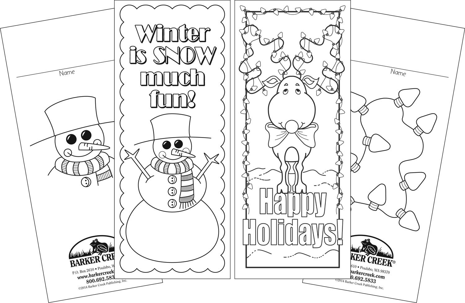 Marque-pages Celebrate Winter pour vos moments de lecture cocooning au coin du feu