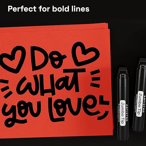 Miniatura 81 de ARTISTRO - 2 plumones de pintura acrílica blanca, punta media de 3 mm, perfectos para manualidades, proyectos de arte y más Blanco