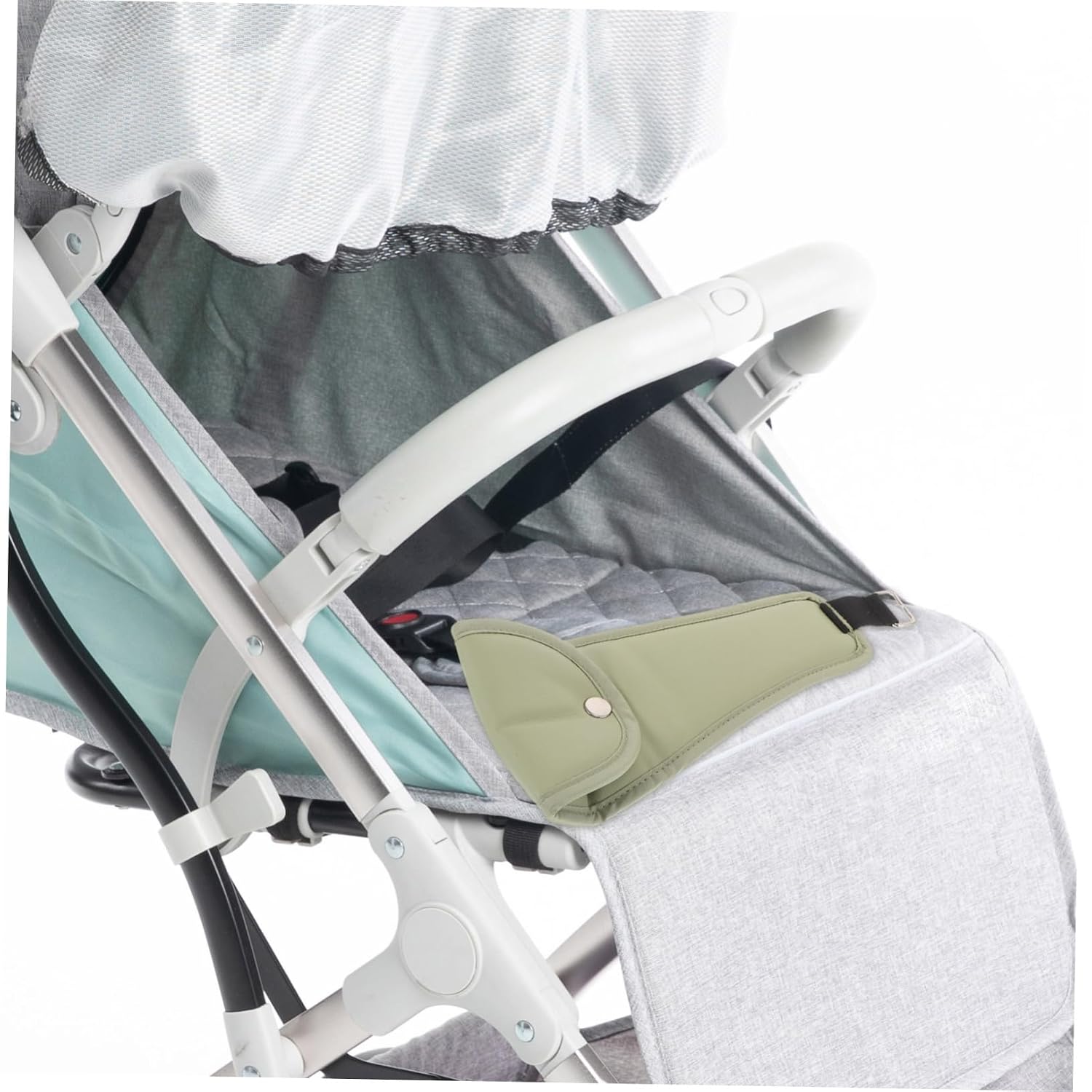 Stroller Crotch Cushion Pad Pocket Strap for Boy Girl Safety Soft Design for Prevents Wetness Accidental Replacement for Strollers