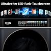 CHiQ Washing Machine 8 kg Front Loader Energy Efficiency Class A-15% Touchscreen Control 12 Programmes 520 mm D 1400 rpm 15 min Quick Wash Large Drum Inverter Motor Antibacterial Door Seal Black [Energy Class A]