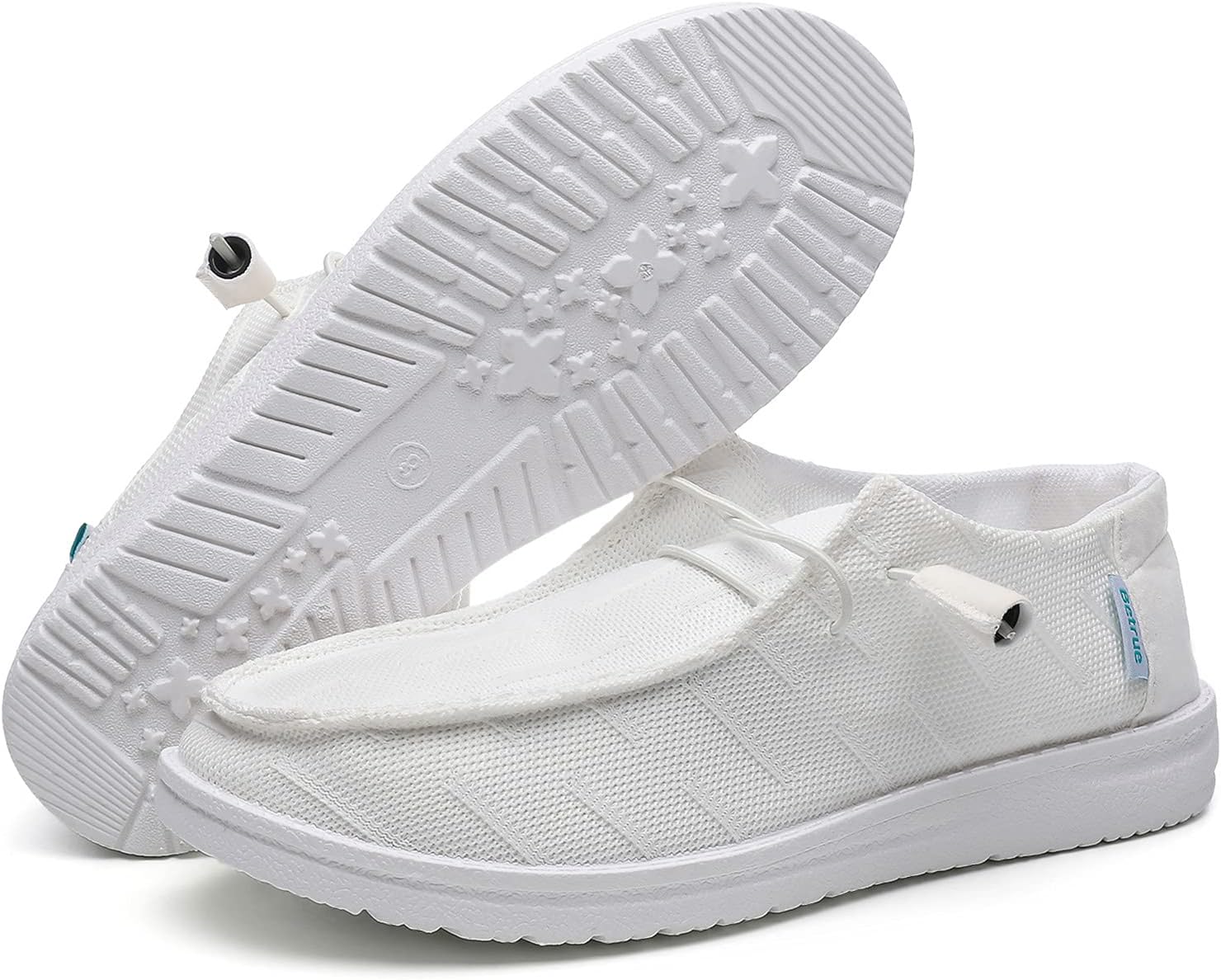 Betrue Women's Lightweight Boat Shoes, Casual Loafers, Slip On Deck Shoes, Breathable Canvas Sneakers - Image 6