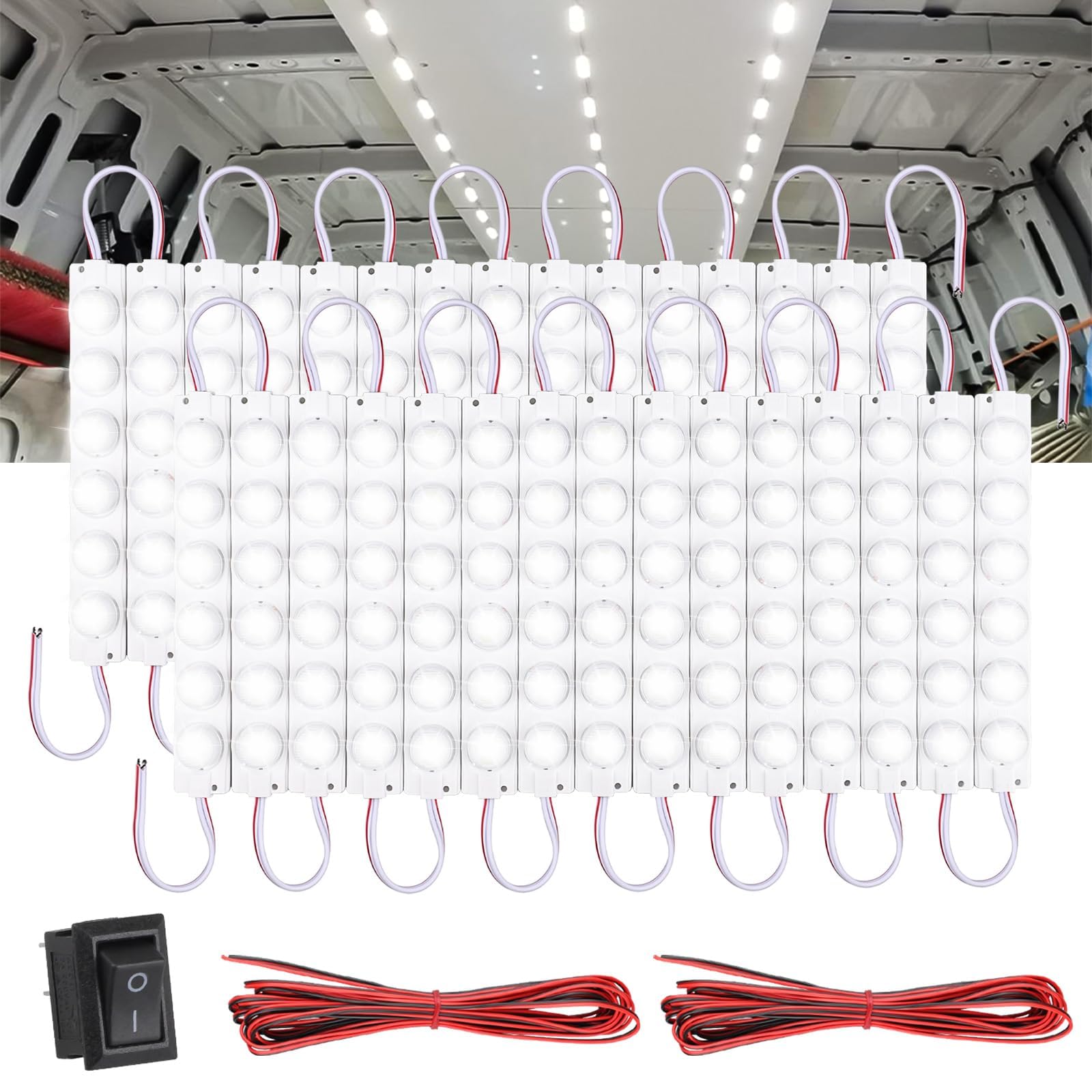 Led Bulb Module Car Snapklik.com : 12V 180 LEDs Car Interior Light Bar, 12V LED Light Strip ...