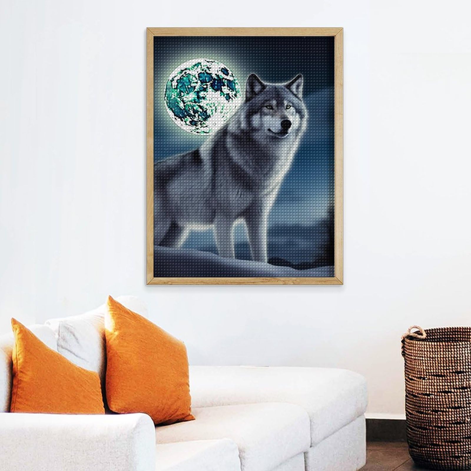 ダイヤモンドアートクラブ　Dreaming with Wolves キット Dreaming with Wolves – Diamond Art Club