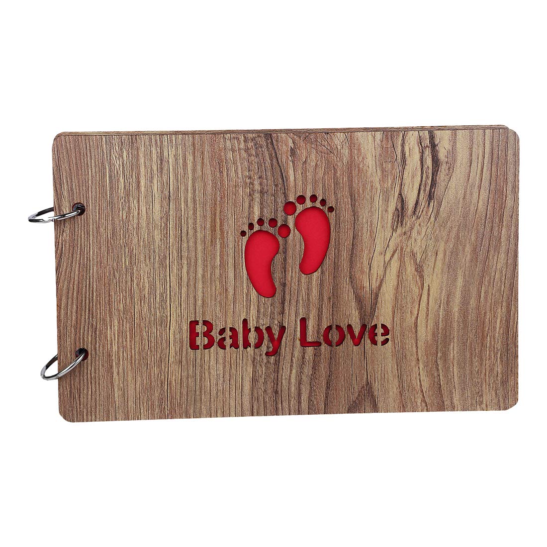 Sehaz Artworks Scrap books for memories | Photo Albums | Scrapbook | Album for Photo Collection | Photo album book 4x6 and 5x7 | Moms to be gifts| Slam Book|gifts for pregnant women(Baby Love, Brown) 1