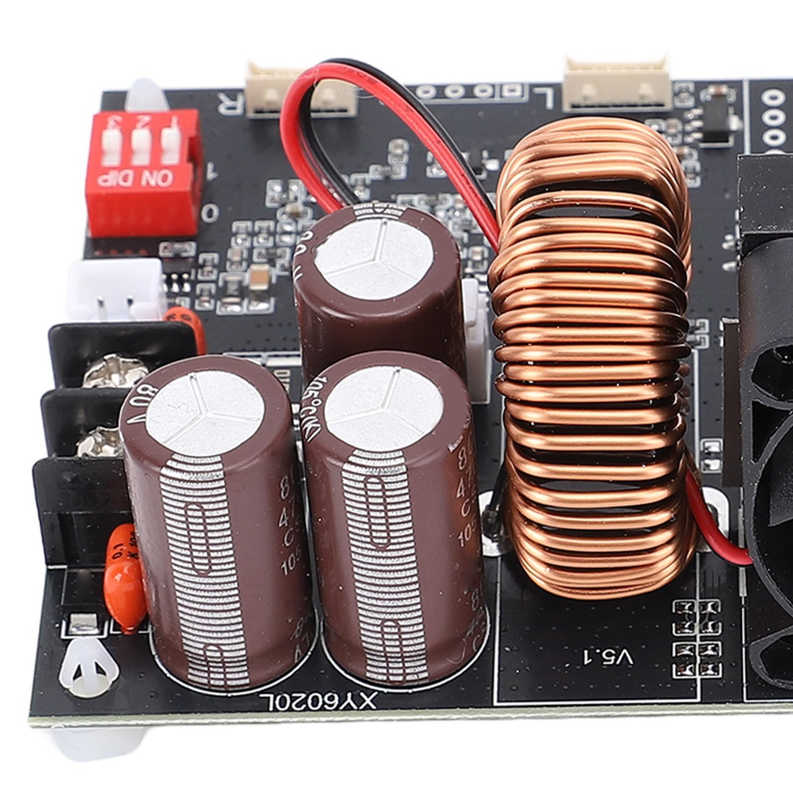 Wakects Módulo de Fuente de Alimentación CC Ajustable CNC 0-60V 20A 1200W