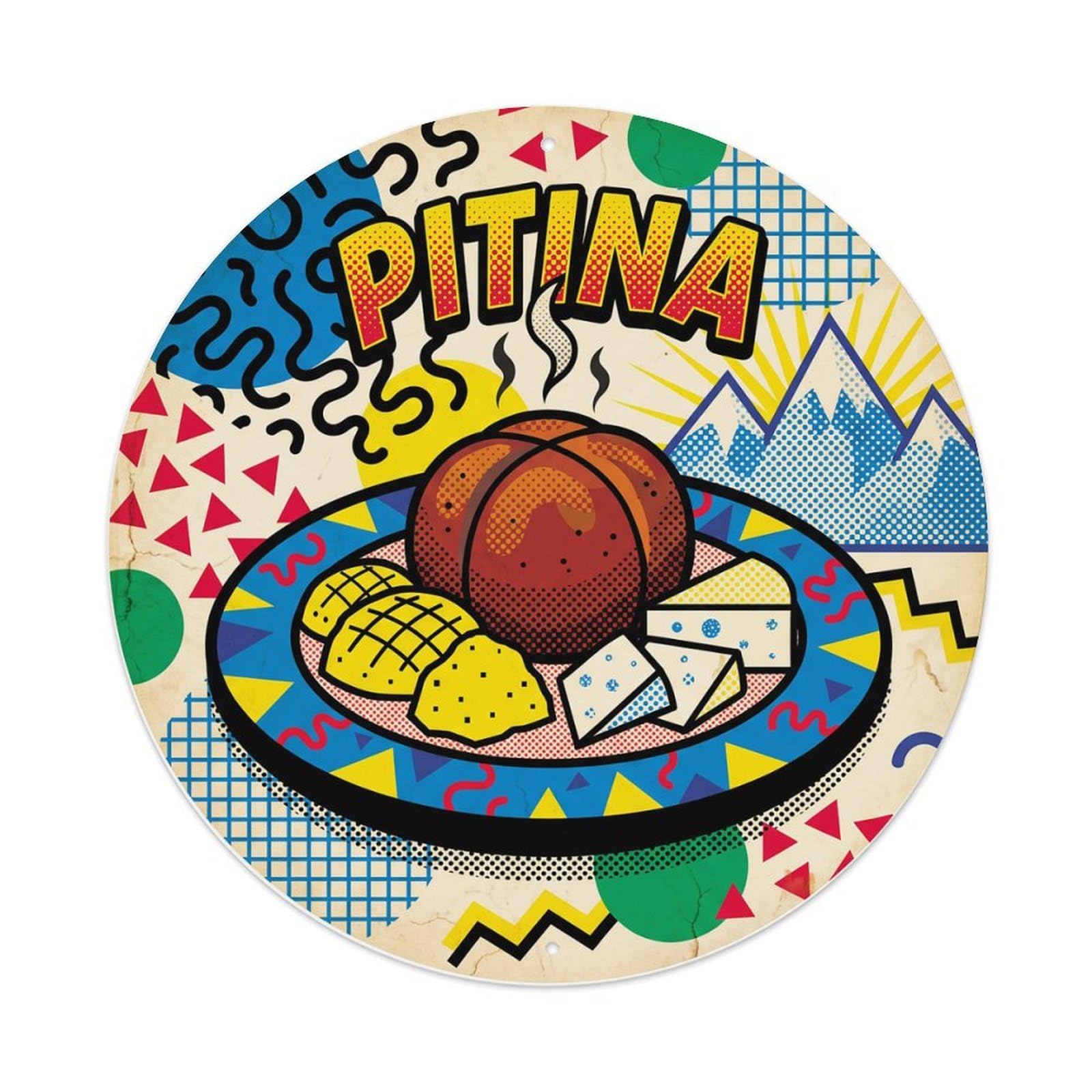 Italy Food Culture Travel Friulian Meatball Sausage Metal Tin Sign