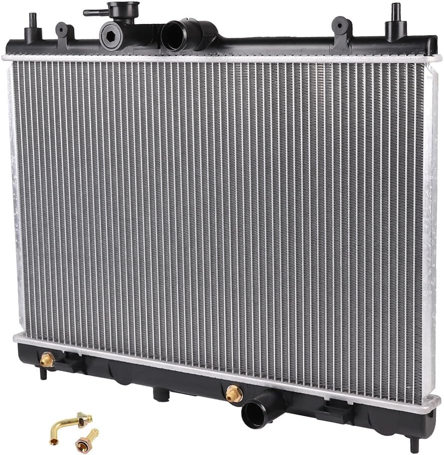 ECCPP 2981 Radiator for 2009-2011 for Nissan Versa 1.6L 2007-2012 for Nissan Versa 1.8L Replace# CU2981, 8012981, 21460EL000 Engine Coolant Radiator Automotive Aluminum Core Radiator