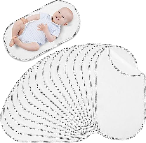 Cambiador de cambiador de 15 piezas más grandes y suaves, portátil, lavable, reutilizable, funda para cambiador de pañales de 12 x 24 pulgadas,