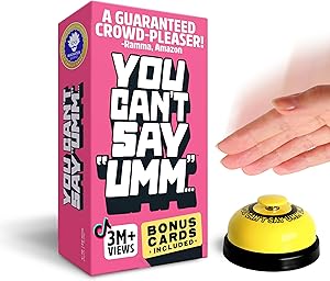 Big Potato You Can't Say UMM: A Party Game for Family and Adults, Fast-Paced Family Word Game, Must Have for Game Night, Bonus Content Included