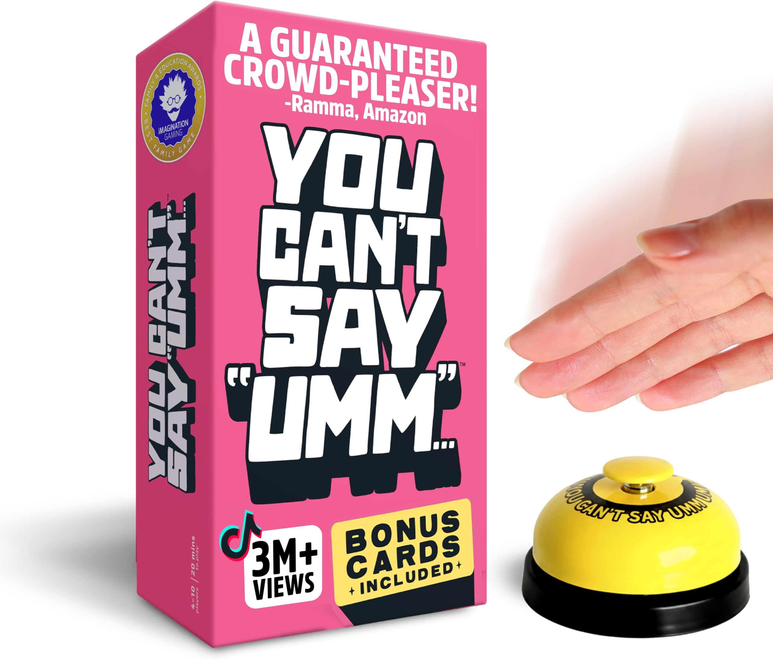 You Can't Say Umm: A Party Game for 4-10 Players, Ages 12+
