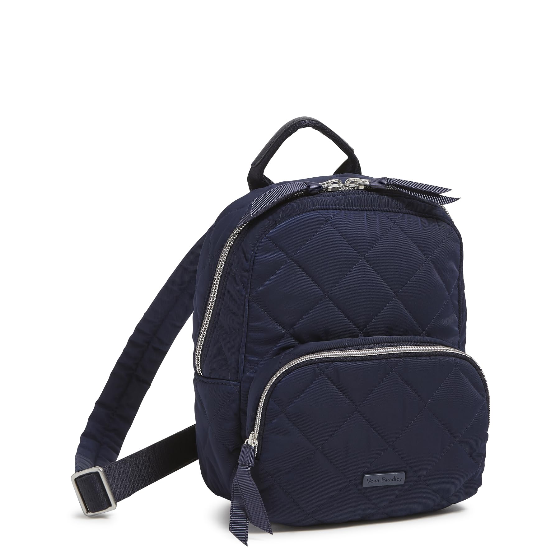 Vera Bradley Women's Performance Twill Mini Backpack, Classic Navy, One Size