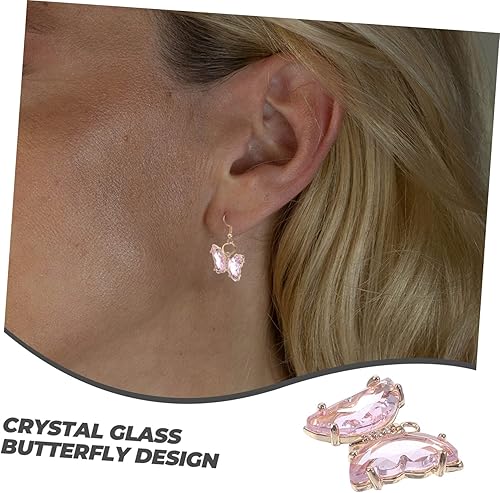 Miniatura 3 de EXCEART 10 piezas de cuentas colgantes para pulseras de joyería, caja de mariposas, aretes de piedras preciosas, collares, colgantes de teléfono,