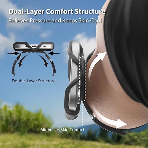 Miniatura 2 de BONE Run Tie 3, brazalete deportivo de silicona agradable al tacto con estructura de doble capa para disipación de calor, soporte de teléfono de