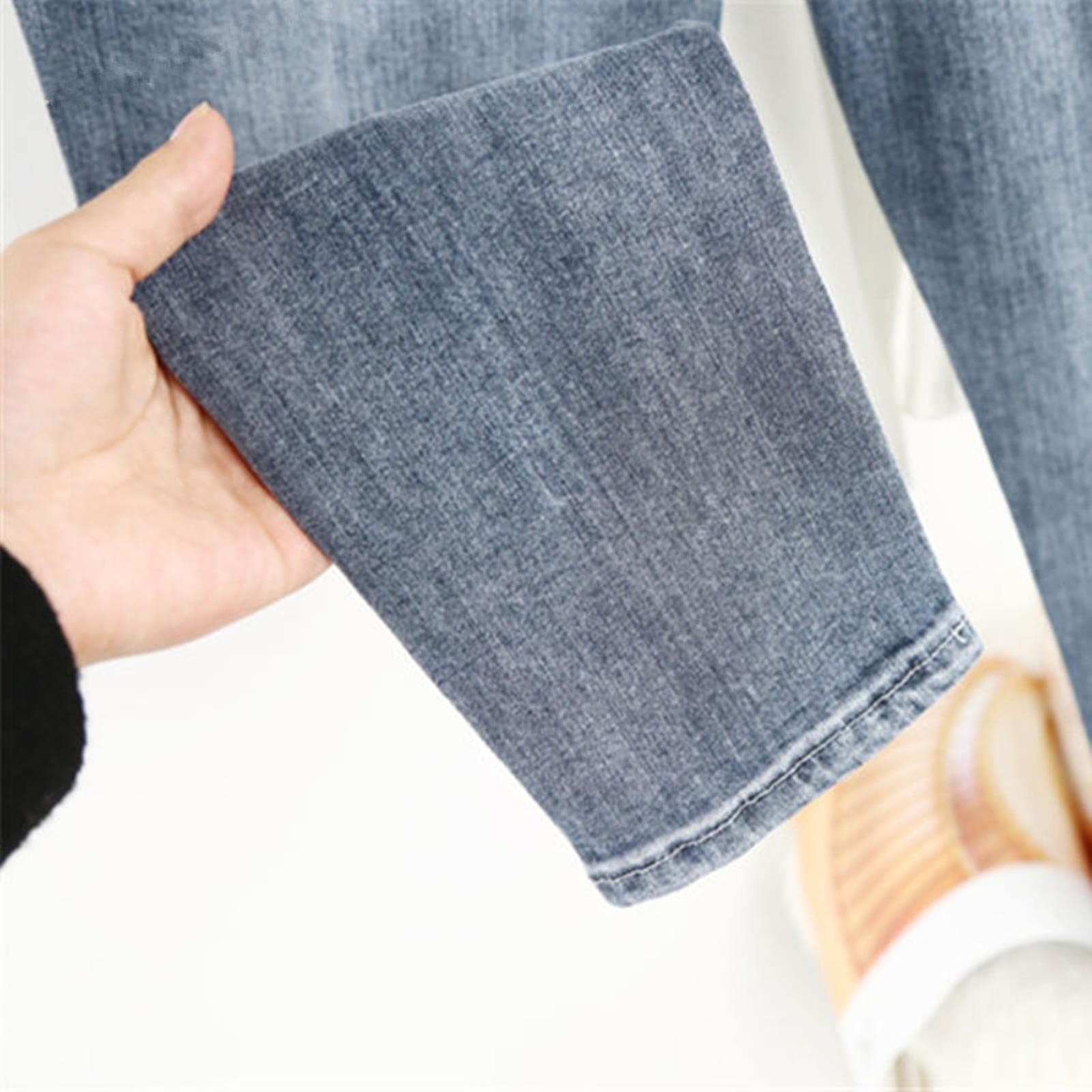 Yujun Jeans Femmes avec Une Taille Haute Harem Pants Casual Boyfriend Jeans Femelle Streetwear Vintage Plus Taille Mom Jeans pour Femmes