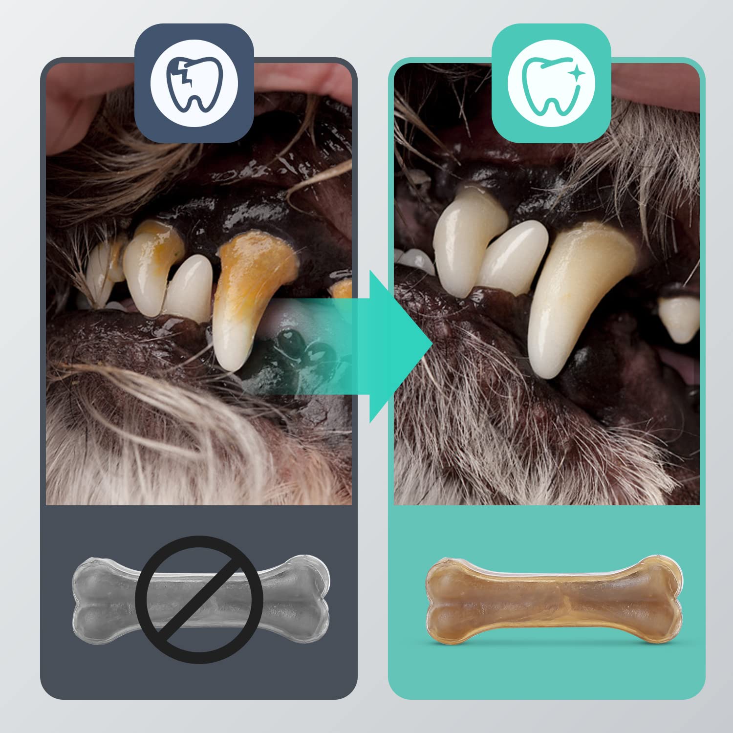 6 Ossi Pressati Per Cani In Pelle Bovina - 25 Cm, Rinforzanti Per Denti, Snack Naturali E Digeribili - Foto 2