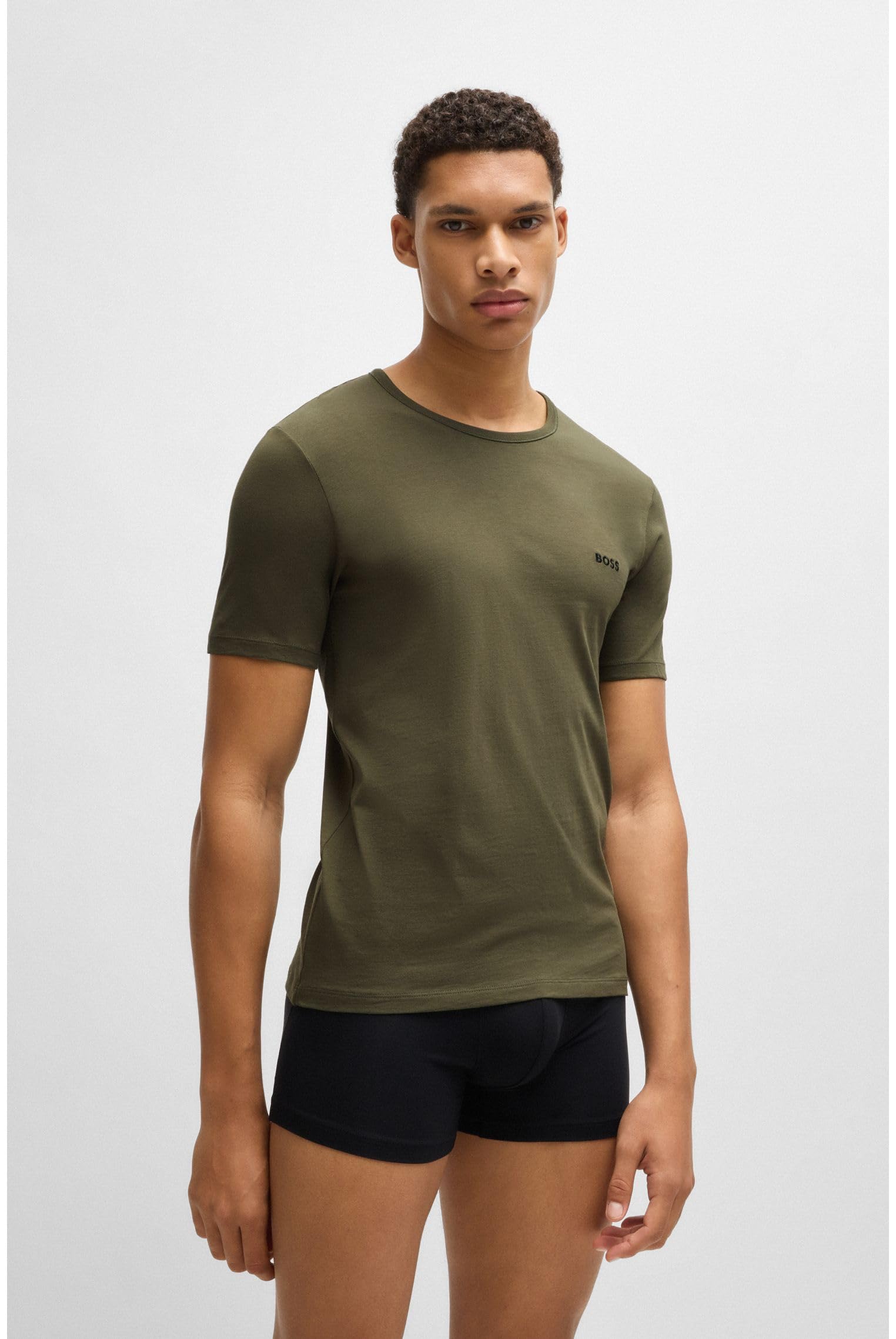 BOSS Herren T-shirt Rn 3p Co T-Shirt
