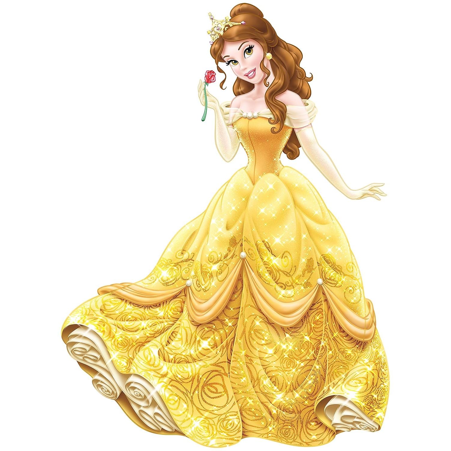 RoomMates RMK2551GM Disney Princess-Bell Peel and Stick Giant Wall Decals
