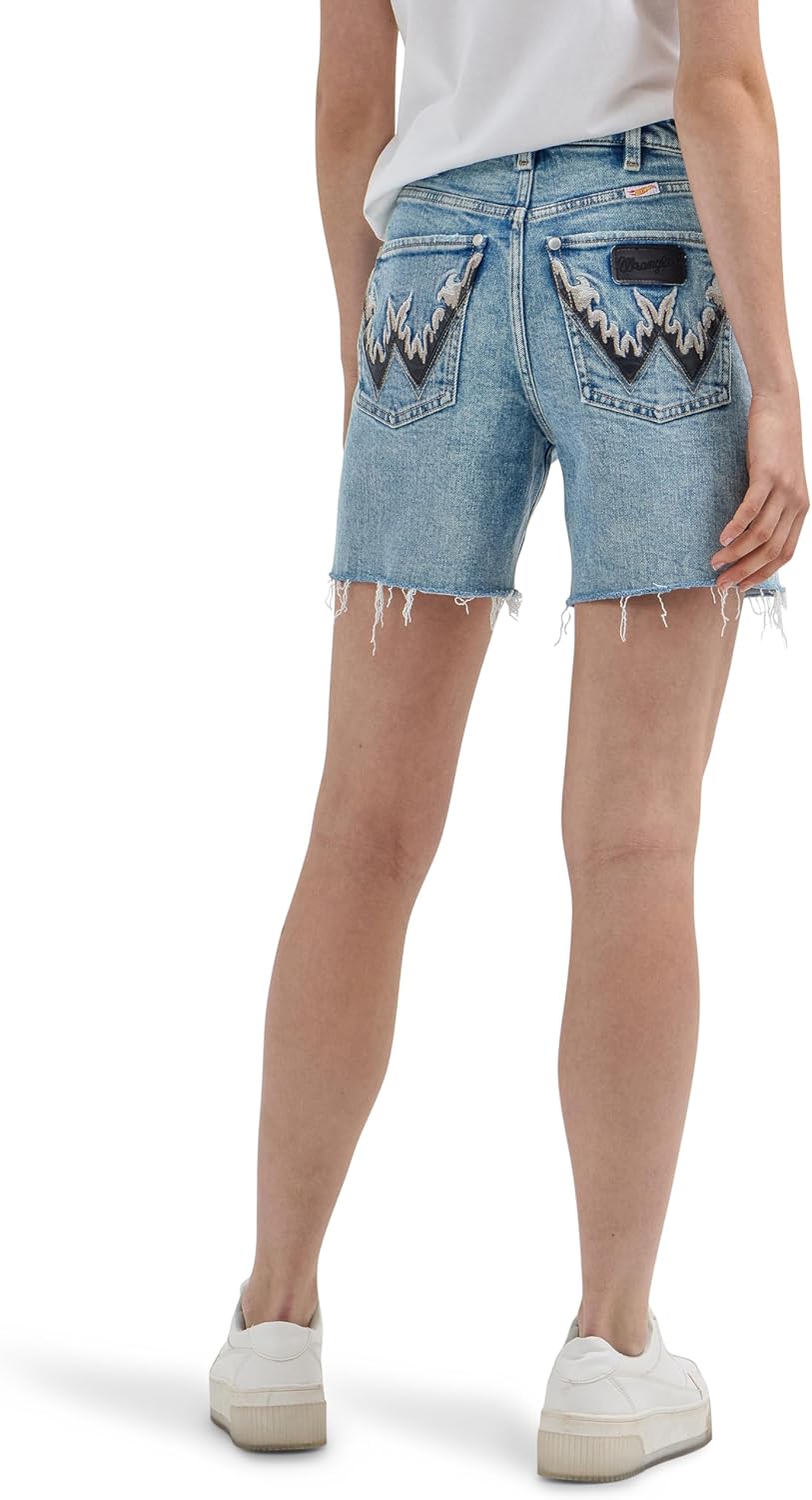 Wrangler Womens X Hot Wheels™ High Rise Relaxed Short - Image 2