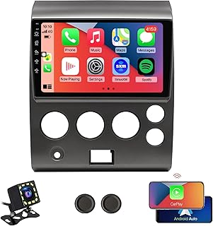 QLED Screen 8-Core CPU Radio Upgrade for Nissan Titan 2004 2005 2006 2007,CarPlay Android Auto Ready,Steering Wheel Control,Free Back Camera