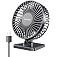 Gaiatop Small Desk Fan, 4.5 Inch Portable 3 Speeds Wind Desktop Table Cooling Fan in Single Button, Adjustment Mini Personal 