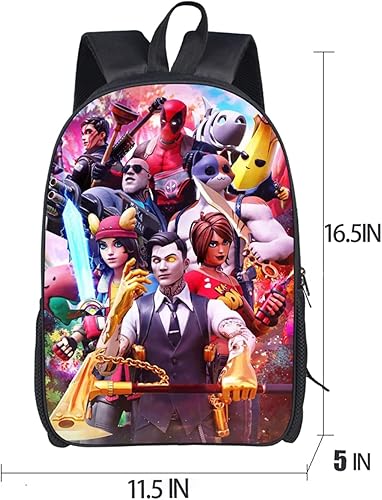 Miniatura 2 de Szv Mochilas de juego unisex, mochila de anime, bolsa de viaje con impresión 3D, mochilas deportivas grandes y ligeras, A, Mochilas Daypack