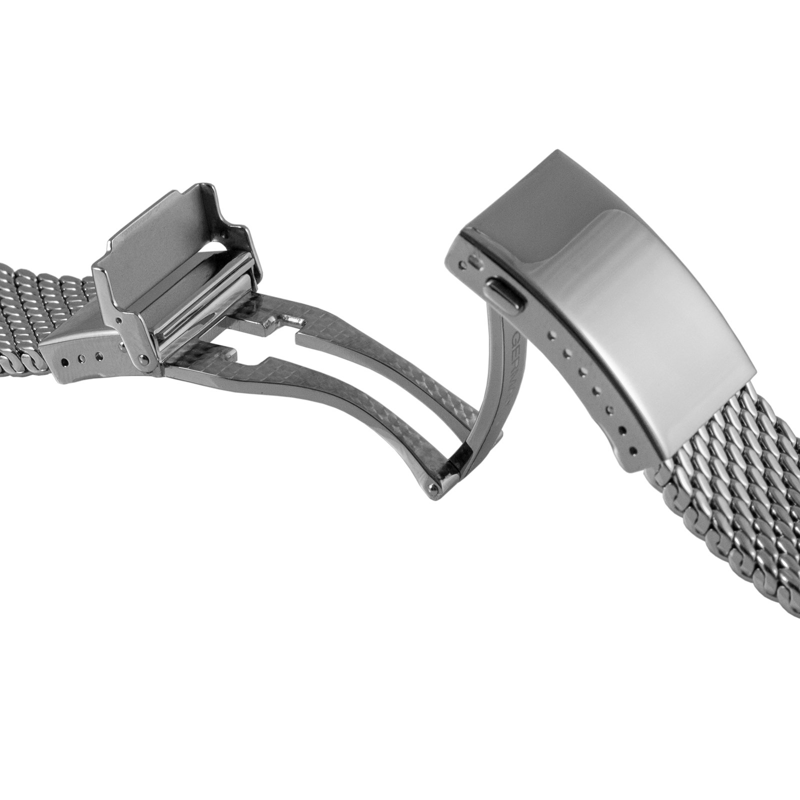 Staib Milanaisearmband Edelstahl STEEL-2784-20725APL Anstoß 20 mm Länge 170 mm