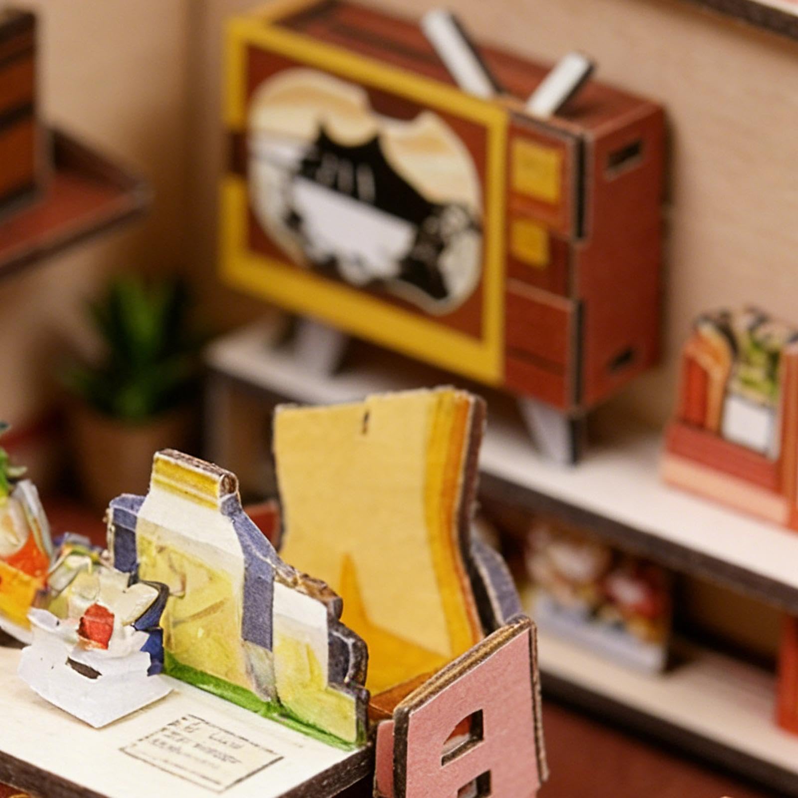 Puzzle da costruzione 3D in legno, esperienza coinvolgente per rilassarsi in famiglia, puzzle 3D in miniatura per bambini, adolescenti, ragazze e ragazzi