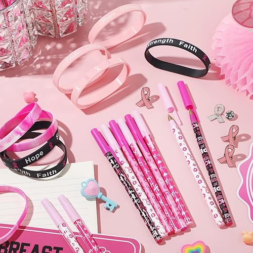 Miniatura 6 de Los regalos para mujeres sobre el cáncer de mama incluyen alfileres de cinta inspiradores de silicona para concientización sobre el cáncer de mama,